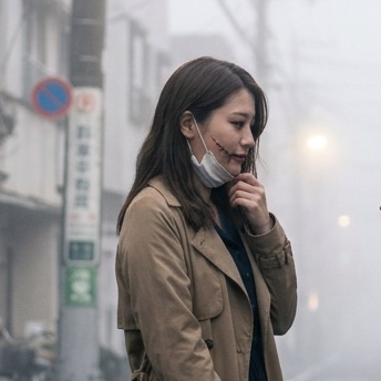 裂口女与十字路口美少年的爱情｜裂口女角色头像