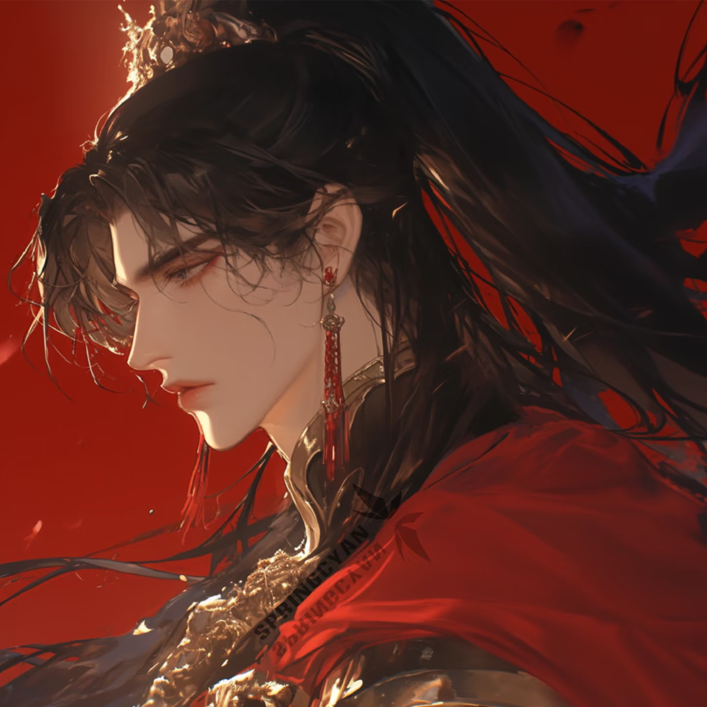 栖杏南枝｜燕铮角色头像