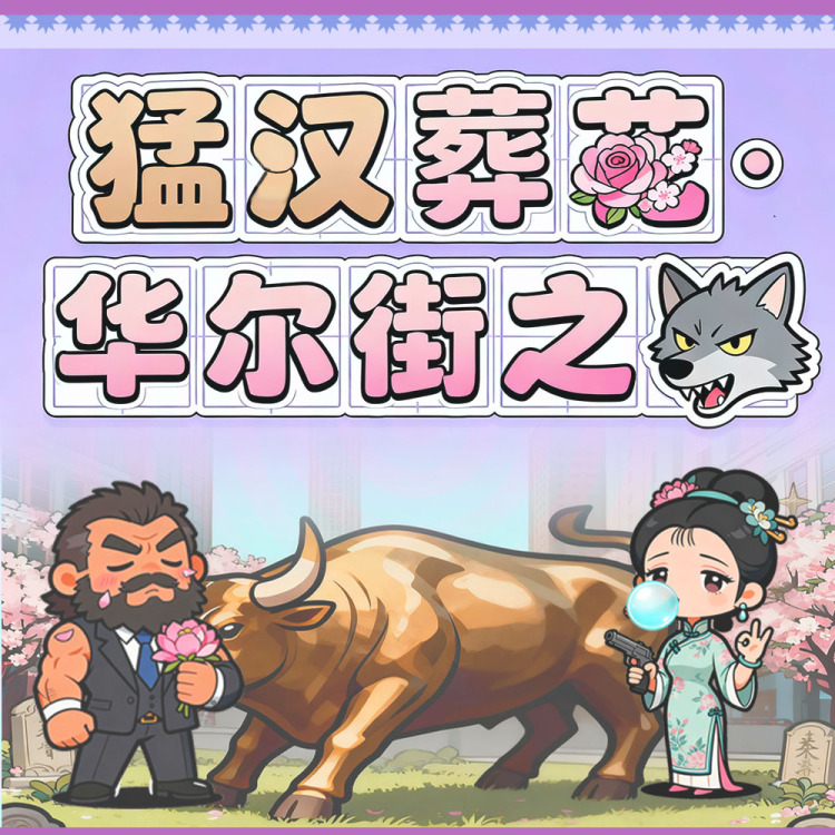 猛汉葬花·华尔街之狼｜作品封面