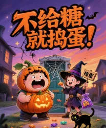 不给糖就捣蛋｜作品封面