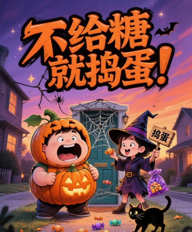 不给糖就捣蛋｜作品封面