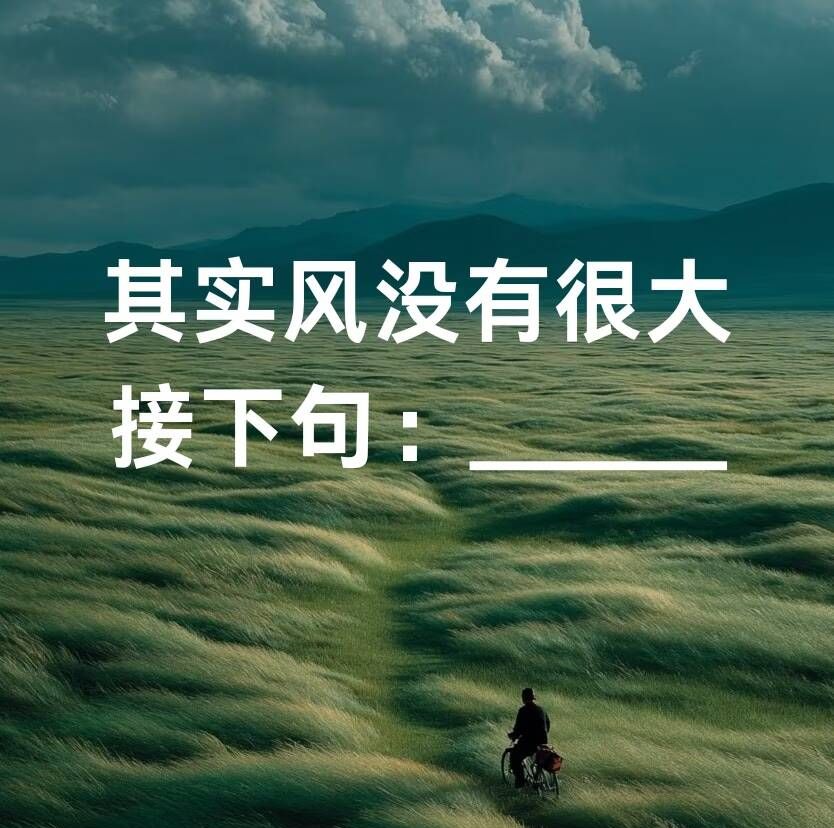 其实风没有很大｜剧本封面