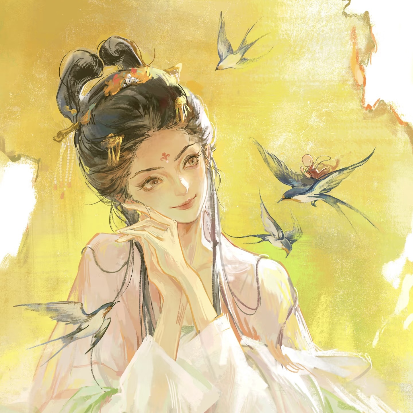 探春枝｜梅可儿角色头像