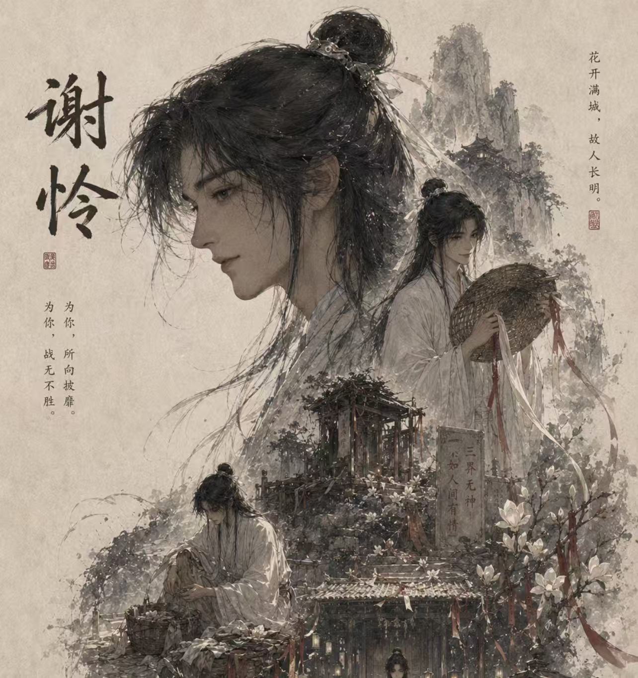 【天官赐福】若花怜蝶｜太子谢怜角色头像